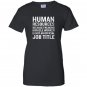 Human resources miracle worker funny hr job quote Women
