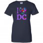I love dc heart design washington dc Women