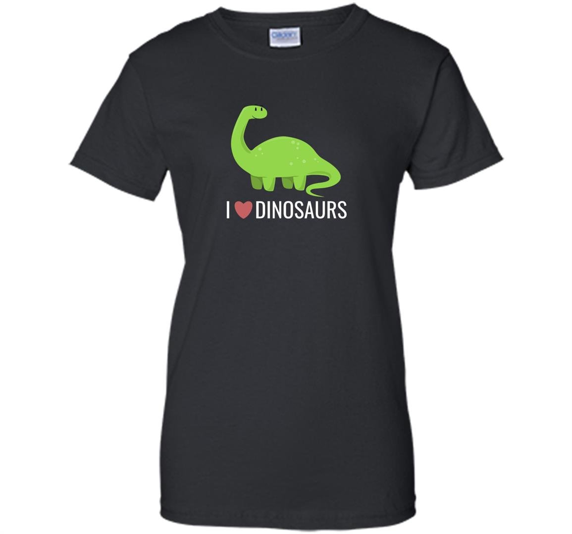 I love dinosaurs cute diplodocus long neck cartoon Women