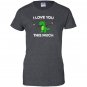 I love you this much cute t-rex dinosaur valentines Women