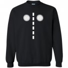 Headlights with road markings funny halloween costume Sweatshirt