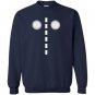 Headlights with road markings funny halloween costume Sweatshirt