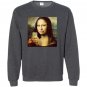 Hilarious parody mona lisa taking a selfie Sweatshirt