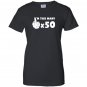 Im this many 50 year old with finger up funny 50th birthday Women