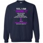 I am a migraine warrior Sweatshirt