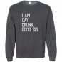 I am day drunk good sir funny party gift Sweatshirt