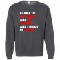 I came to eat seeds and hit dingers baseball gifts Sweatshirt