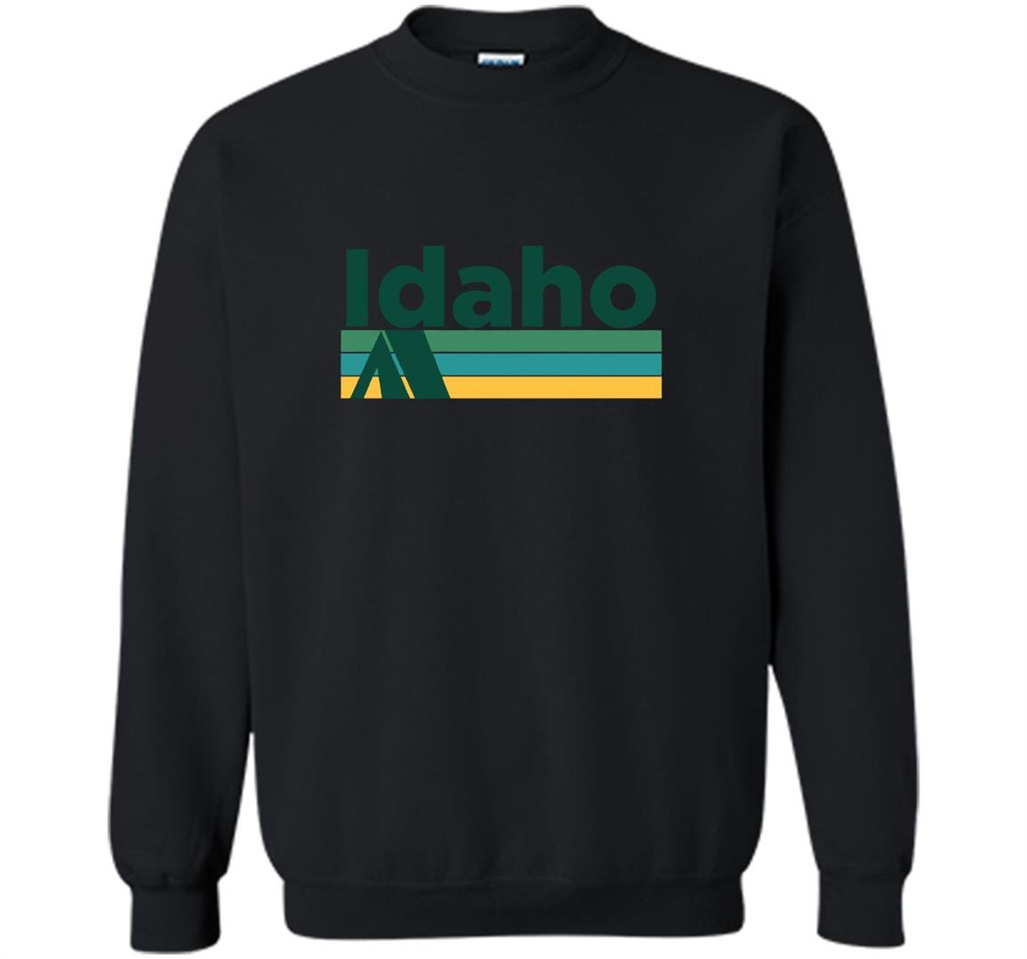 Idaho retro camping idaho Sweatshirt