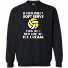 If you wanted a soft serve funny volleyball Sweatshirt