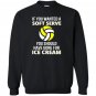 If you wanted a soft serve funny volleyball Sweatshirt