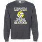 If you wanted a soft serve funny volleyball Sweatshirt