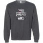 I love my awesome czech wife flag heart Sweatshirt