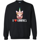 I love unipigs funny unicorn pig lover Sweatshirt