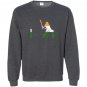 Indian cricketer batsman wicket cricket match gift Sweatshirt