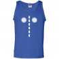 Headlights with road markings funny halloween costume Tank Top