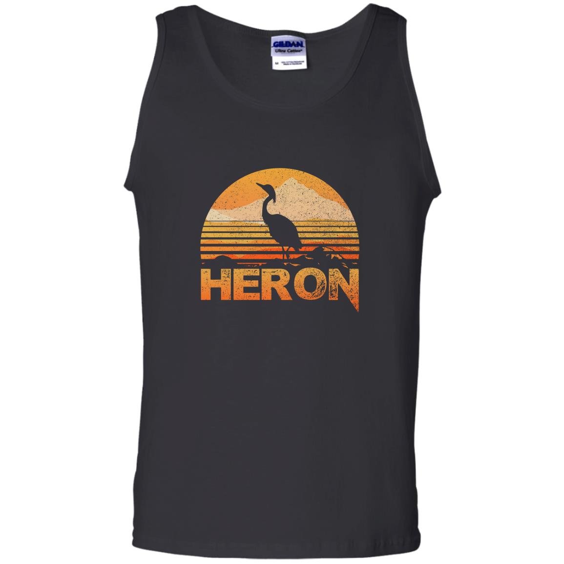 Heron vintage retro classic Tank Top