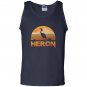 Heron vintage retro classic Tank Top