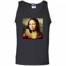 Hilarious parody mona lisa taking a selfie Tank Top