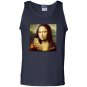 Hilarious parody mona lisa taking a selfie Tank Top