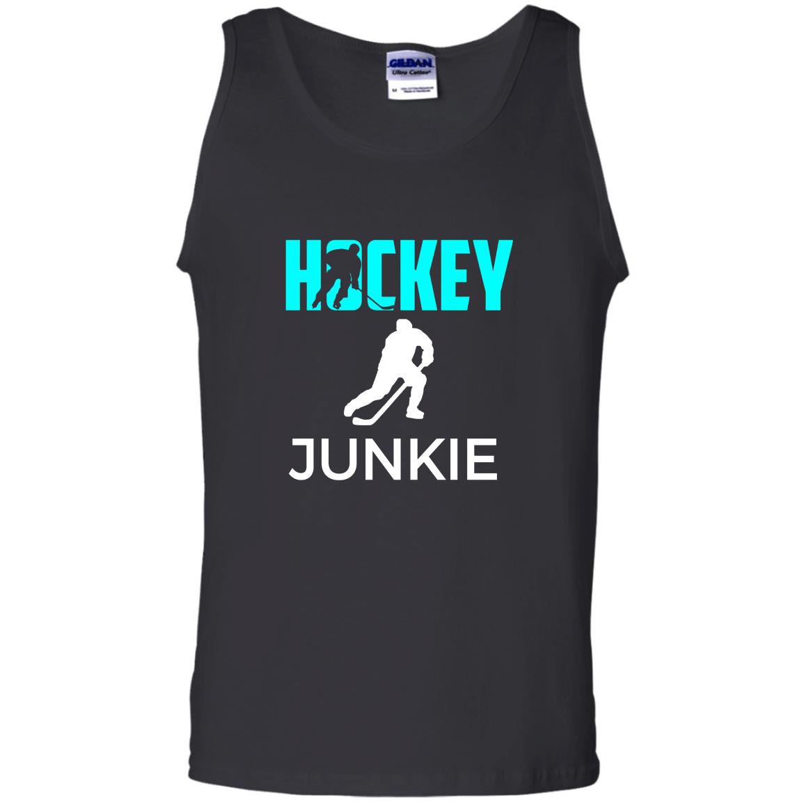 Hockey junkie funny Tank Top