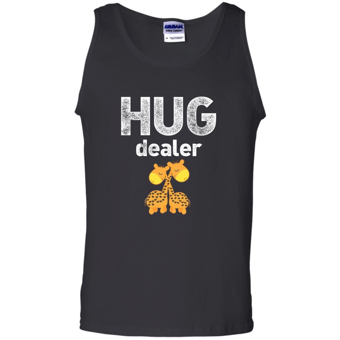 Hug dealer cute giraffes hugging Tank Top