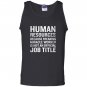 Human resources miracle worker funny hr job quote Tank Top