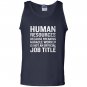 Human resources miracle worker funny hr job quote Tank Top