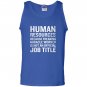 Human resources miracle worker funny hr job quote Tank Top