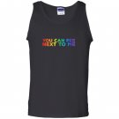 Humerous lgbt you can pee next to me Tank Top
