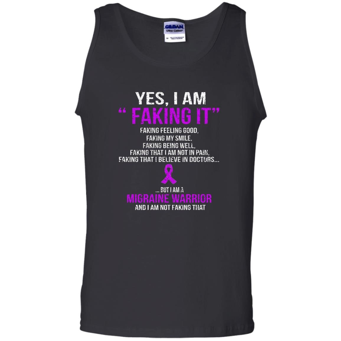 I am a migraine warrior Tank Top