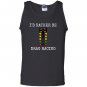 Id rather be drag racing in my race car line it up Tank Top