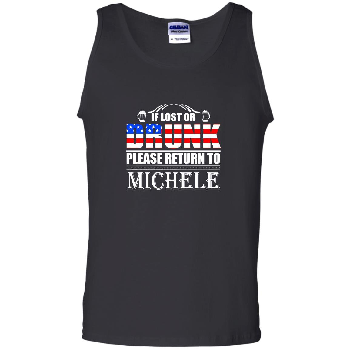 If lost or drunk please return to michele beer Tank Top