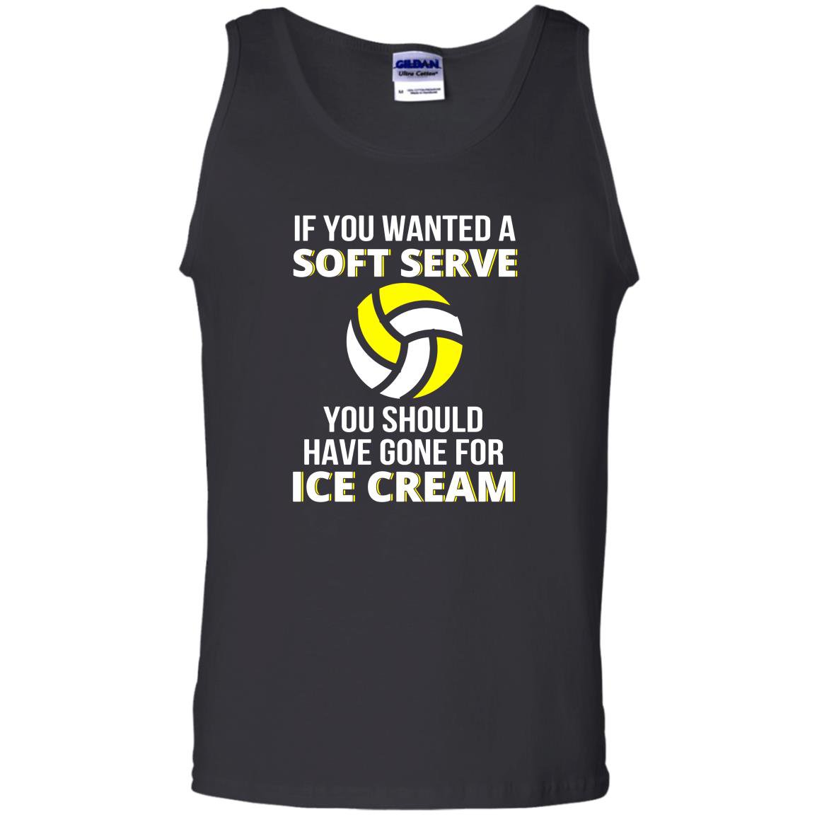 If you wanted a soft serve funny volleyball Tank Top