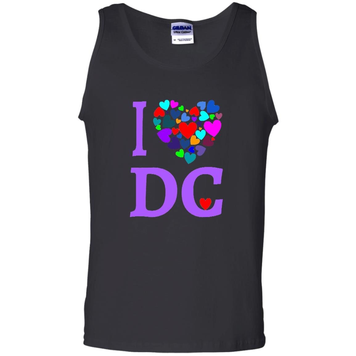 I love dc heart design washington dc Tank Top