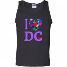 I love dc heart design washington dc Tank Top