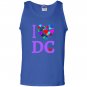 I love dc heart design washington dc Tank Top
