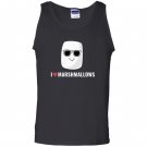 I love marshmallows cool cartoon sunglasses Tank Top