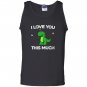 I love you this much cute t-rex dinosaur valentines Tank Top