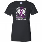 I wear purple for rett syndrome awareness Women
