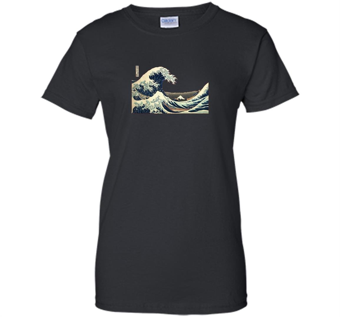 Japanese the great wave off kanagawa vintage art Women