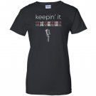 Keepin it brockmire funny plaid baseball Women