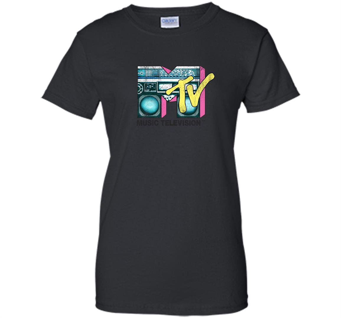 Logo retro teal boombox Women