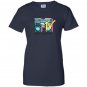 Logo retro teal boombox Women
