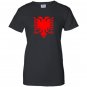 Loo show albanian flag eagle Women