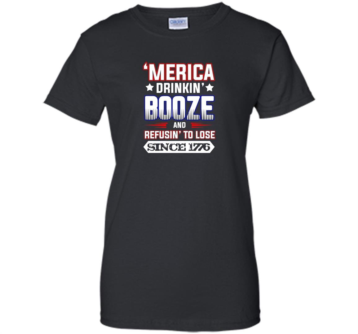 Merica 4th of july drinking party funny patriotic Women