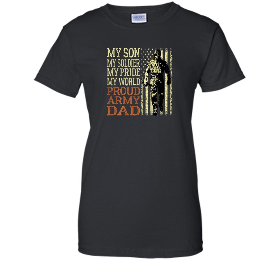My son my soldier hero proud army dad father Women
