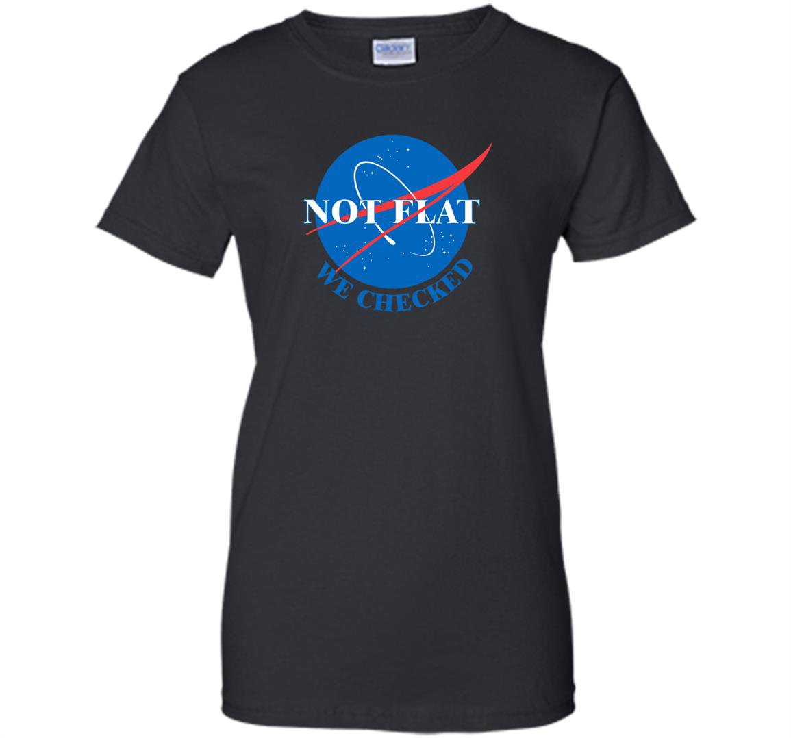 Not flat we checked nasa logo Women