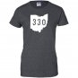 Ohio 330 area code akron oh graphic Women