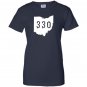 Ohio 330 area code akron oh graphic Women