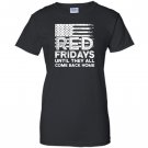 On friday we wear red support our troops gift Women